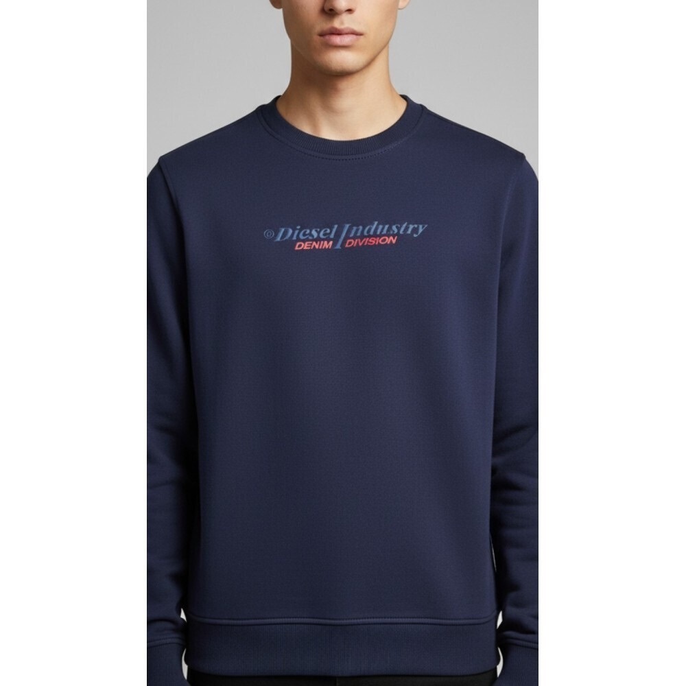 NWOT Diesel Men's Dark Blue Crewneck Sweater
